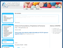 Tablet Screenshot of cafapro.com.ar